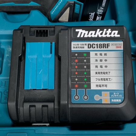  MAKITA マキタ 18Ｖ　100ｍｍ 充電式ディスクグラインダー　充電器・充電池1個(充電回数2回）・ケース付 GA408D ブルー
