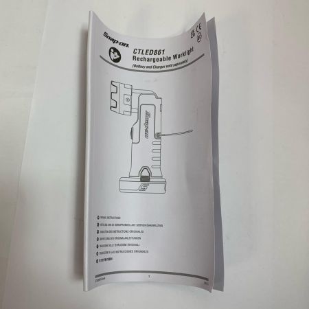  Snap-on スナップオン 14.4Ｖ　ワークライト　本体のみ CTLED861GM ブラック