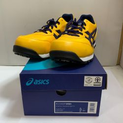 ♭♭ asics アシックス ウィンジョブ　ワーキングシューズ 25.5cm CP-201 イエロー Sランク