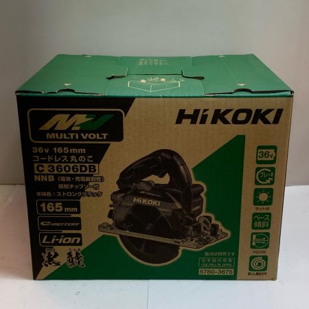  HiKOKI ハイコーキ 36v 165mm コードレス丸ノコ　未使用品　本体のみ C3606DB(NNB) ブラック