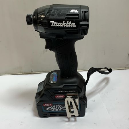  MAKITA マキタ 充電式インパクトドライバ　充電器・充電池2個・ケース付 40v 2.5Ah TD002GRDXB ブラック