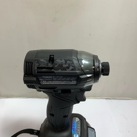  MAKITA マキタ 充電式インパクトドライバ　充電器・充電池2個・ケース付 40v 2.5Ah TD002GRDXB ブラック