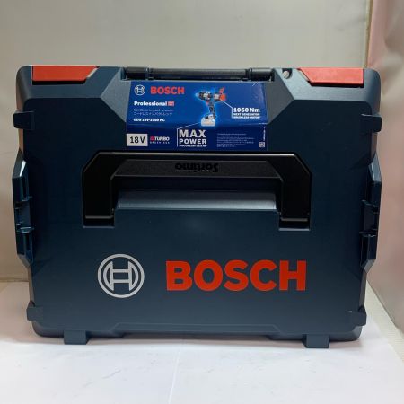  BOSCH ボッシュ コードレスインパクトレンチ　充電器・充電池2個・ケース付　未使用品 GDS18V-1050HC ネイビー