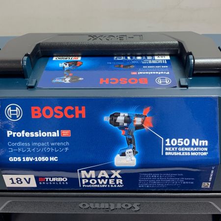  BOSCH ボッシュ コードレスインパクトレンチ　充電器・充電池2個・ケース付　未使用品 GDS18V-1050HC ネイビー
