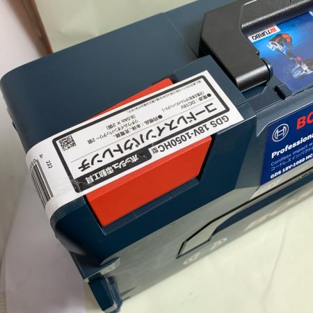  BOSCH ボッシュ インパクトレンチ 未使用品(S) 充電器・充電池2個・ケース付 GDS18V-1050HC ネイビー