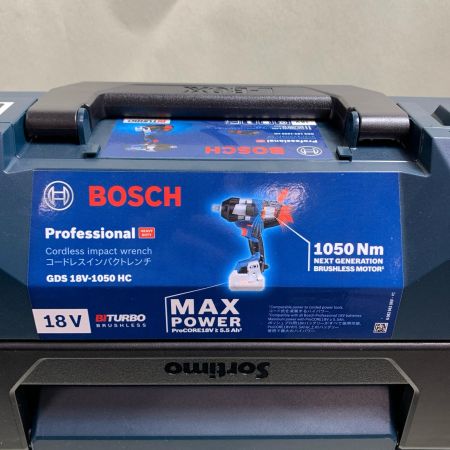  BOSCH ボッシュ インパクトレンチ 未使用品(S) 充電器・充電池2個・ケース付 GDS18V-1050HC ネイビー