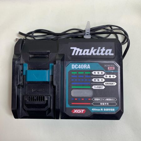  MAKITA マキタ 40V 充電式インパクトドライバ　充電器・充電池2個(充電回数11回、9回）・ケース付 TD001GRDX ブラック