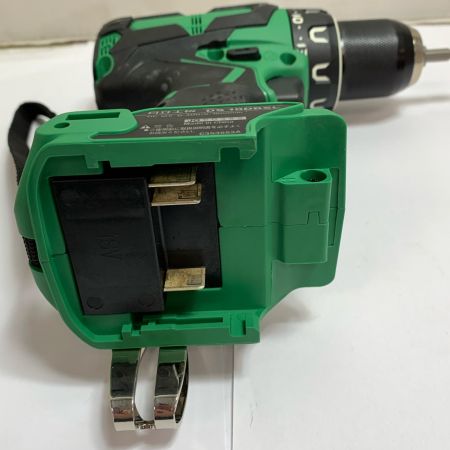  HITACHI 日立 13mm コードレスドライバドリル　18v 充電器・充電池2個・ケース付  DS18DBSL グリーン