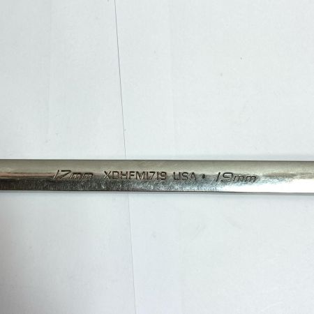  Snap-on スナップオン ロングストレートメガネレンチ 17mm-19mm XDHFM1719