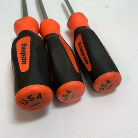 Snap-on スナップオン マイナスドライバー　3本セット SGD8B/SGD6B/SGD4B