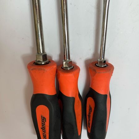  Snap-on スナップオン マイナスドライバー　3本セット SGD8B/SGD6B/SGD4B