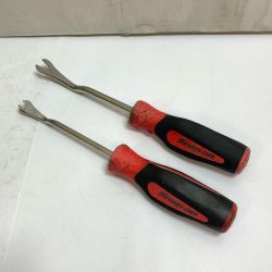 ♭♭ Snap-on スナップオン トリムパッドツール  2本セット　キズ、ヨゴレ、一部剥がれあり ASG186B/185B Cランク