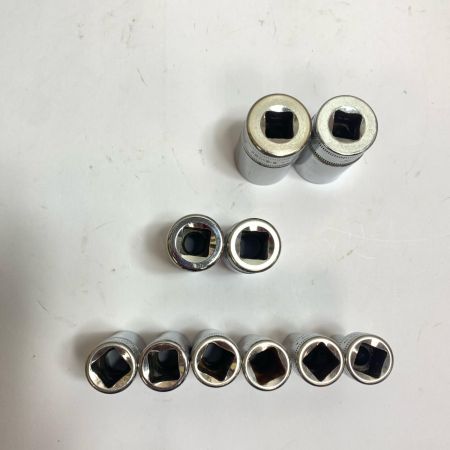  Snap-on スナップオン セミディープソケット 10個まとめ FSMS8.9.10.11.12.13.15.16.18.19