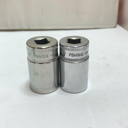  Snap-on スナップオン セミディープソケット 10個まとめ FSMS8.9.10.11.12.13.15.16.18.19