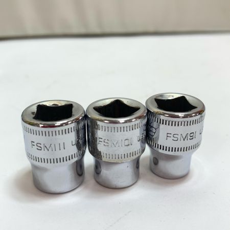  Snap-on スナップオン ソケットセット　16個まとめ FSM211/201/191/181/171/161/151/141/131/121/111/101/91/81/71/61