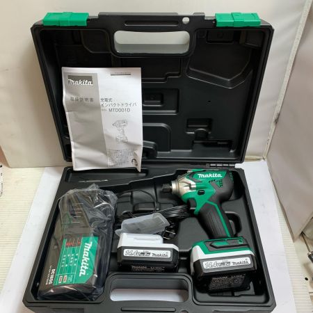  MAKITA マキタ 充電式インパクトドライバ　充電器・充電池2個・ケース付 14.4v MTD001DSAX