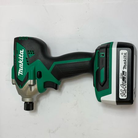  MAKITA マキタ 充電式インパクトドライバ　充電器・充電池2個・ケース付 14.4v MTD001DSAX