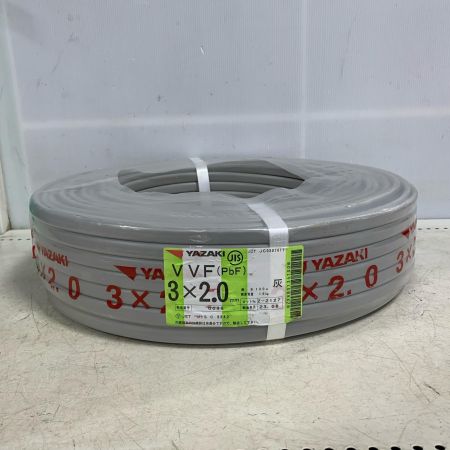  YAZAKI 電材 VVFケーブル 2023/08製造 3×2.0 100ｍ