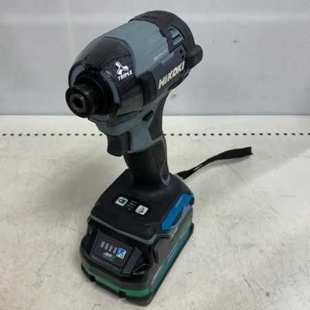  HiKOKI ハイコーキ 36ｖ　コードレスインパクトドライバ　充電器・充電池2個・ケース付 WH36DD アイスグレー