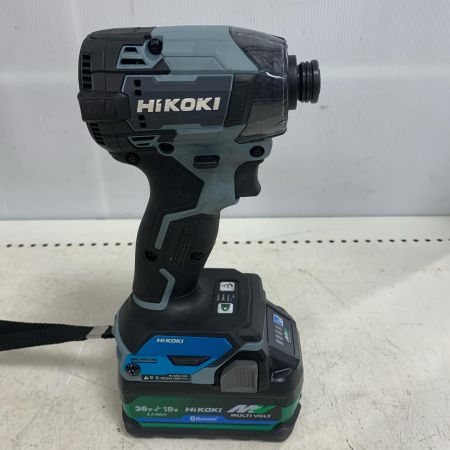  HiKOKI ハイコーキ 36ｖ　コードレスインパクトドライバ　充電器・充電池2個・ケース付 WH36DD アイスグレー