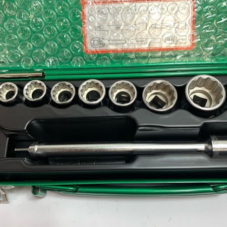  TONE トネ ソケットレンチセット　ケースにスレあり NO.1560M グリーン