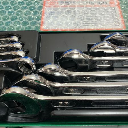  TONE トネ コンビネーションレンチセット　10本セット NO.MS100 グリーン