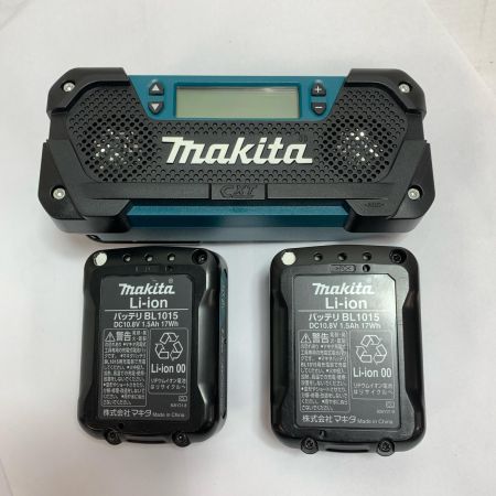  MAKITA マキタ バッテリー式ラジオ 充電池2個付 10.8v 1.5Ah MR052
