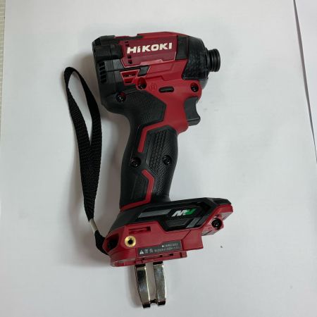  HiKOKI ハイコーキ コードレスインパクトドライバ　本体のみ　36ｖ WH36DD レッド