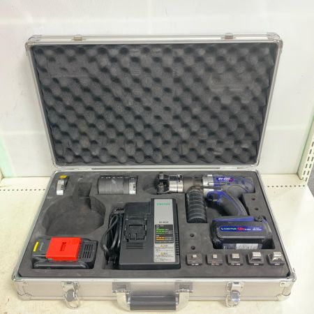  CACTUS コードレス圧着工具　充電器・充電池2個・ケース付 EV-250DL
