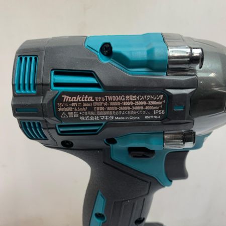  MAKITA マキタ 充電式インパクトレンチ　充電器・充電池2個・ケース付 40v 2.5Ah TW004GRDX