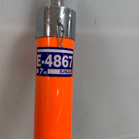 ミノル工業 ケーブルキャッチャー キズあり　7m E-4867 オレンジ
