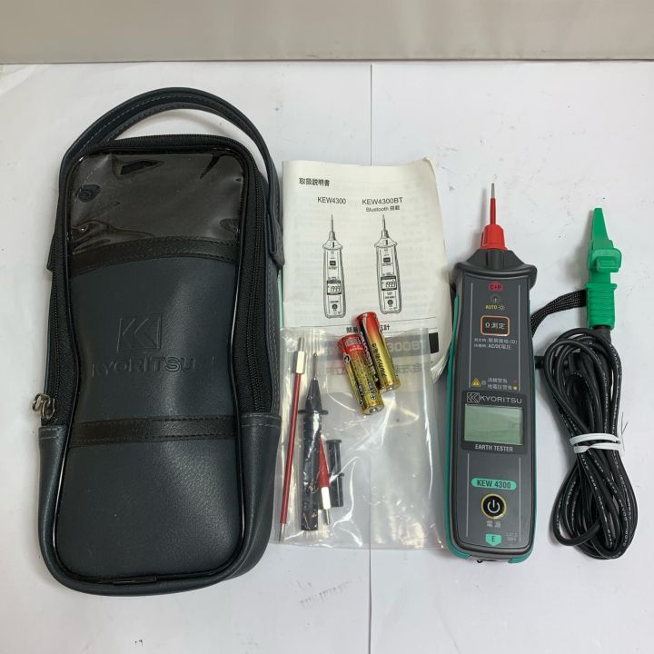 KYORITSU KEW4300 簡易接地抵抗計【市川行徳店】【店頭取引限定】【中古】管理番号：ITT51TB3BWTE KEW 4300 共立電気計器 デジタル簡易接地抵抗計 - 電池屋