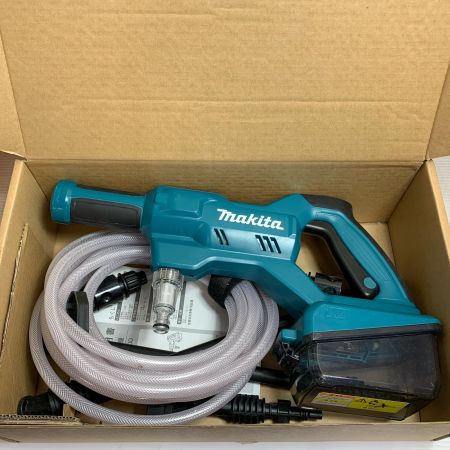  MAKITA マキタ 充電式洗浄機　ホース・ノズル・取説付　2024.11製　※別売アングルノズル付 MHW180D ブルー