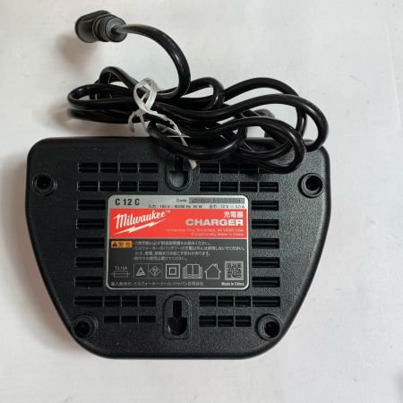  Milwaukee 充電器、充電池１個付 C12C