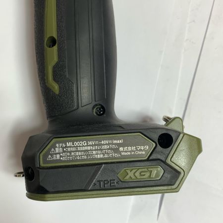  MAKITA マキタ 40ｖ　充電式ワークライト　2021.7製造　本体のみ ML002G オリーブ