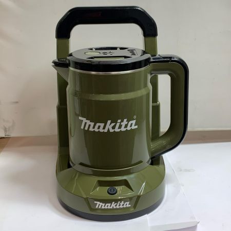  MAKITA マキタ 充電式ケトル　2021.12製　本体のみ KT001G オリーブ