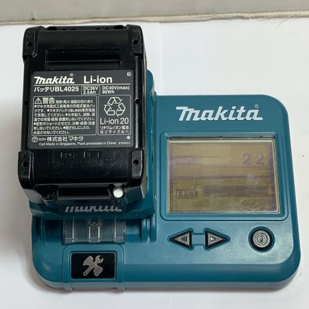  MAKITA マキタ 充電式インパクトドライバ　充電器・充電池1個（充電回数22回）・ケース付 TD001G ブラック