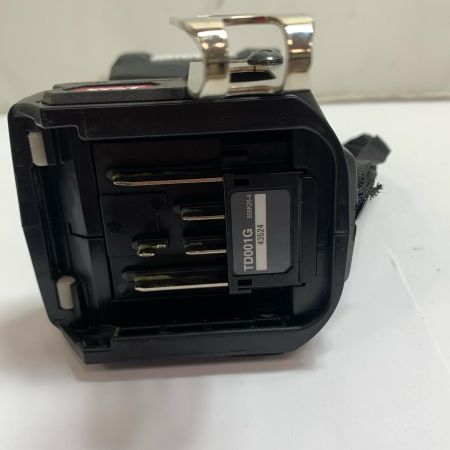  MAKITA マキタ 充電式インパクトドライバ　充電器・充電池1個（充電回数22回）・ケース付 TD001G ブラック