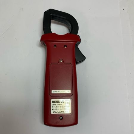  DENSAN クランプメータ　ケース付　通電のみ確認　ジェフコム株式会社 CPM-1000DC