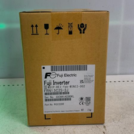  富士電機 Fuji Electric Inverter インバータ 【未開封品】 FRN1.5C2S-2J