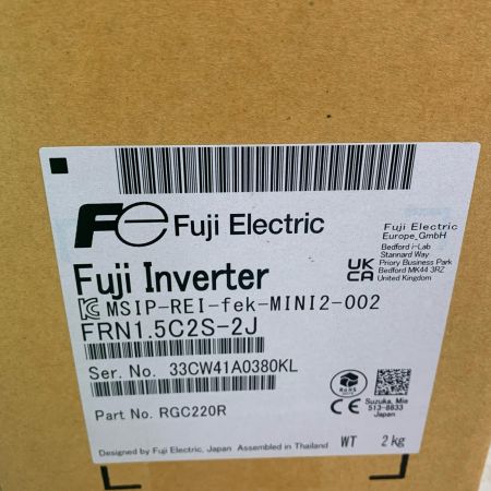  富士電機 Fuji Electric Inverter インバータ 【未開封品】 FRN1.5C2S-2J