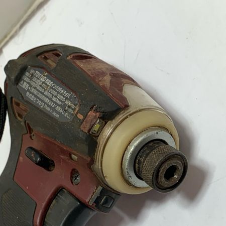  MAKITA マキタ 充電式インパクトドライバ　充電器・充電池1個（充電回数21回）・ケース付 TD172D オーセンティックレッド