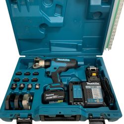 ♭♭ MAKITA マキタ 18v充電式圧着機　アタッチメント各種・充電器・充電池2個・ケース付 バッテリー充電回数1回/2回 TC300D Bランク