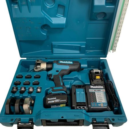  MAKITA マキタ 18v充電式圧着機　アタッチメント各種・充電器・充電池2個・ケース付 バッテリー充電回数1回/2回 TC300D