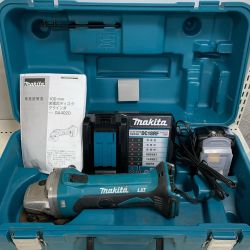 ♭♭ MAKITA マキタ 100ｍｍ　充電式ディスクグラインダー　充電器・充電池1個・ケース付　2022.2製造 GA402D Bランク