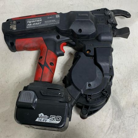  MAX マックス 鉄筋結束機　リバータイア ケース、充電器・充電池2個付 14.4v RB-442T-B2C