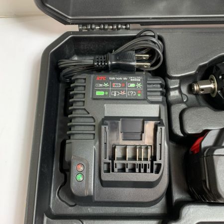  KTC ケーティーシー 18V インパクトレンチ　充電器・充電池1個・ケース付  JTAE473A ブラック