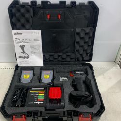 ♭♭ UBERMANN 18V 充電式インパクトドライバ　充電器・充電池2個・ケース付 UB18VIDⅡ50BPCG ブラック Sランク