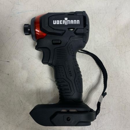 UBERMANN 18V 充電式インパクトドライバ　充電器・充電池2個・ケース付 UB18VIDⅡ50BPCG ブラック
