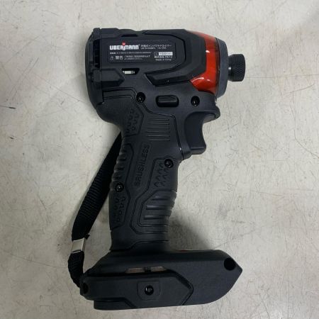  UBERMANN 18V 充電式インパクトドライバ　充電器・充電池2個・ケース付 UB18VIDⅡ50BPCG ブラック